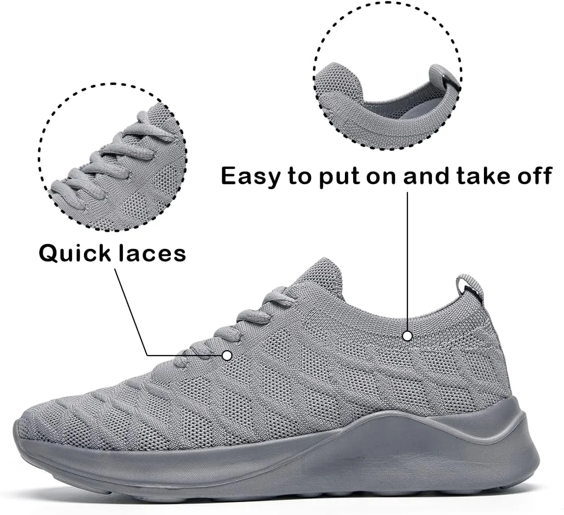 Women Lightweight Slip On Walking Running Shoes Breathable Mesh Sport Sneakers Women's Workout Casual Gym Jogging Shoes