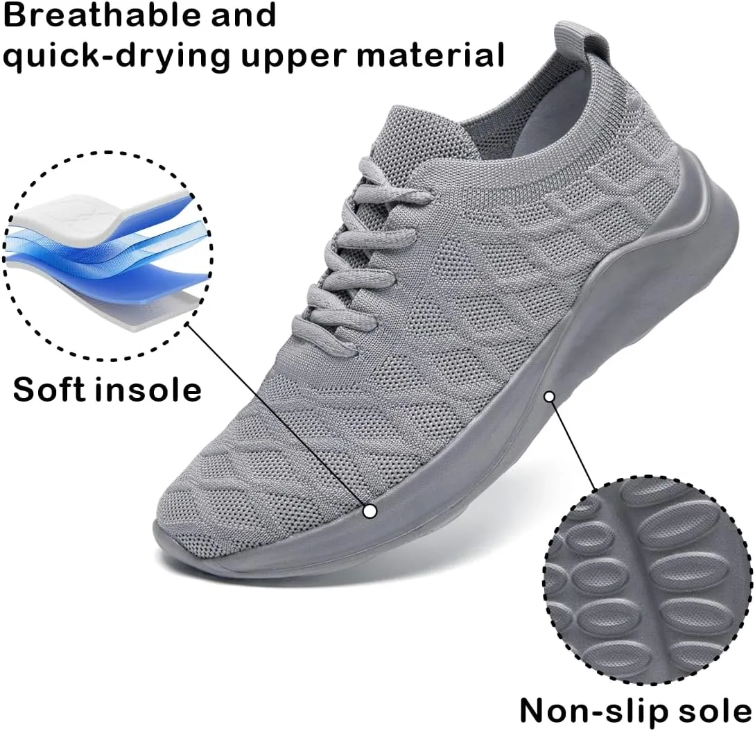 Women Lightweight Slip On Walking Running Shoes Breathable Mesh Sport Sneakers Women's Workout Casual Gym Jogging Shoes
