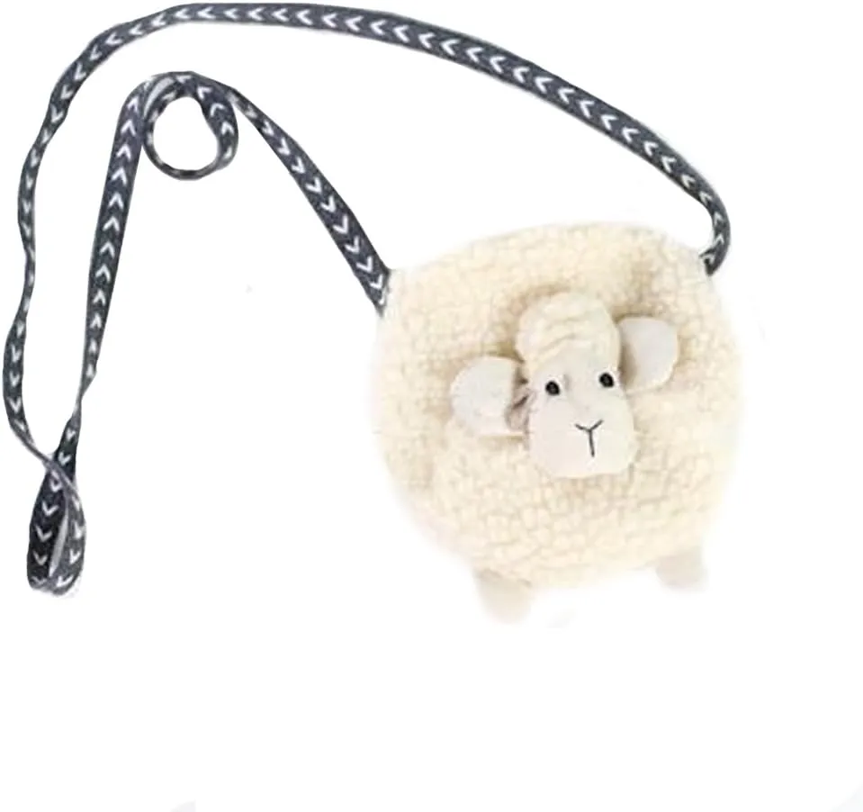 Women Mini Adorable Sheep Design Coin Purse Satchel Shoulder Bag Crossbody Bag