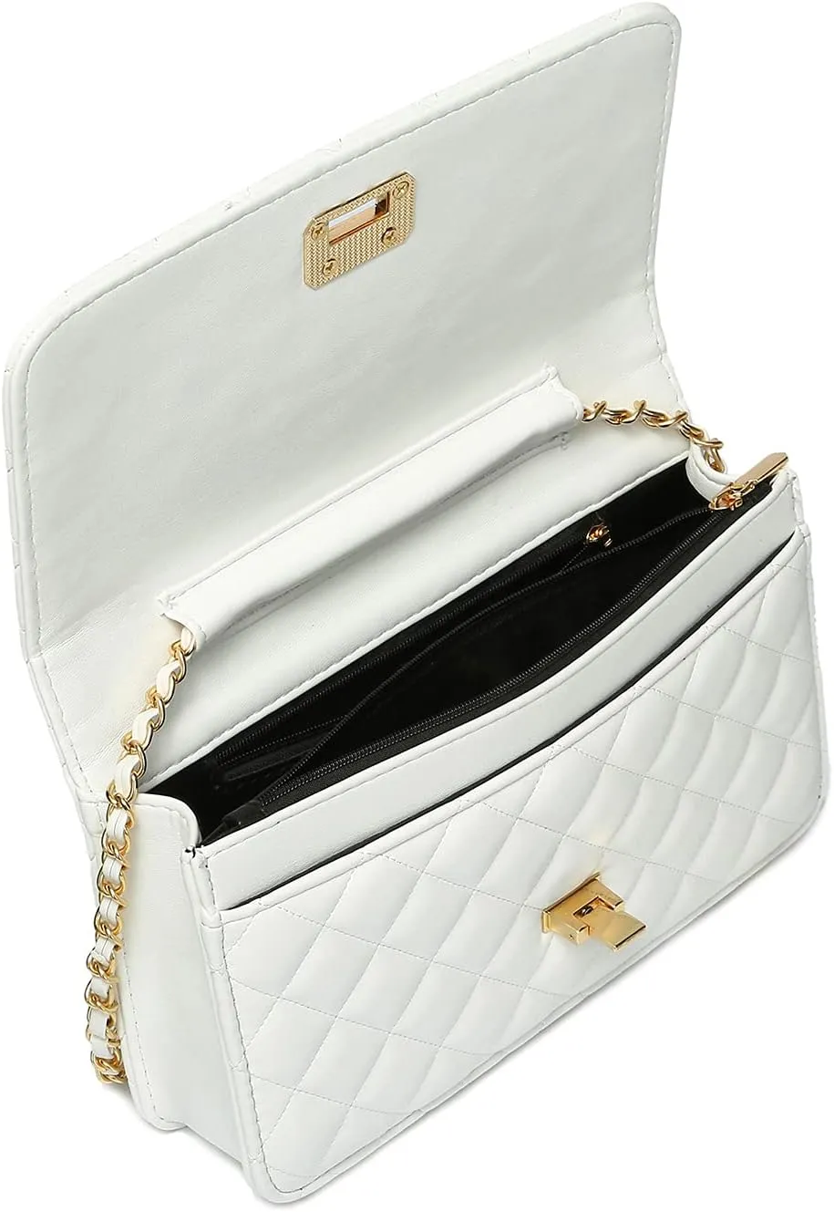 Women Shoulder Bag Quilted Crossbody Purse Designer Lattice Leather Chain Bag