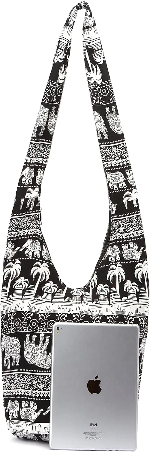 Women Shoulder Handbags Fashion canvas Hippie Crossbody Bags Bohemian Animal Prints Hobo Bags