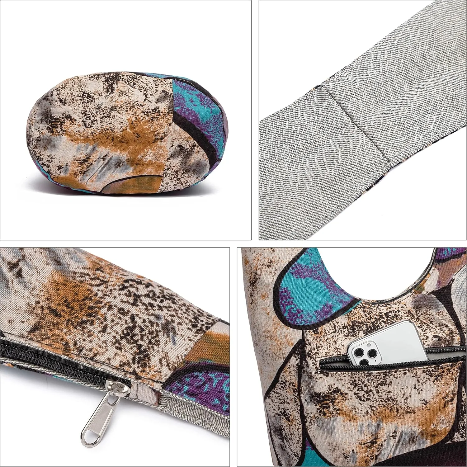 Women Shoulder Handbags Fashion canvas Hippie Crossbody Bags Bohemian Animal Prints Hobo Bags