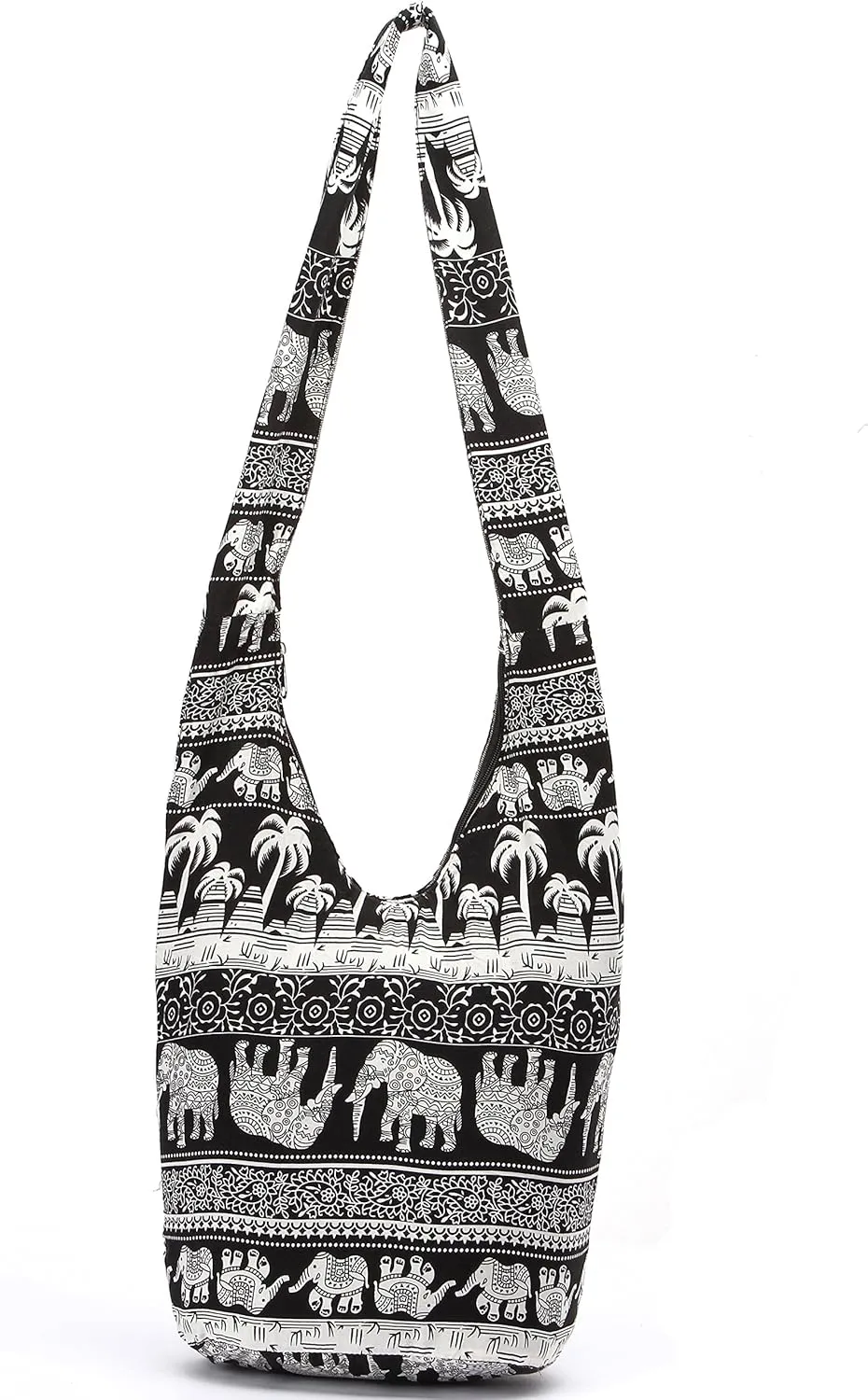 Women Shoulder Handbags Fashion canvas Hippie Crossbody Bags Bohemian Animal Prints Hobo Bags