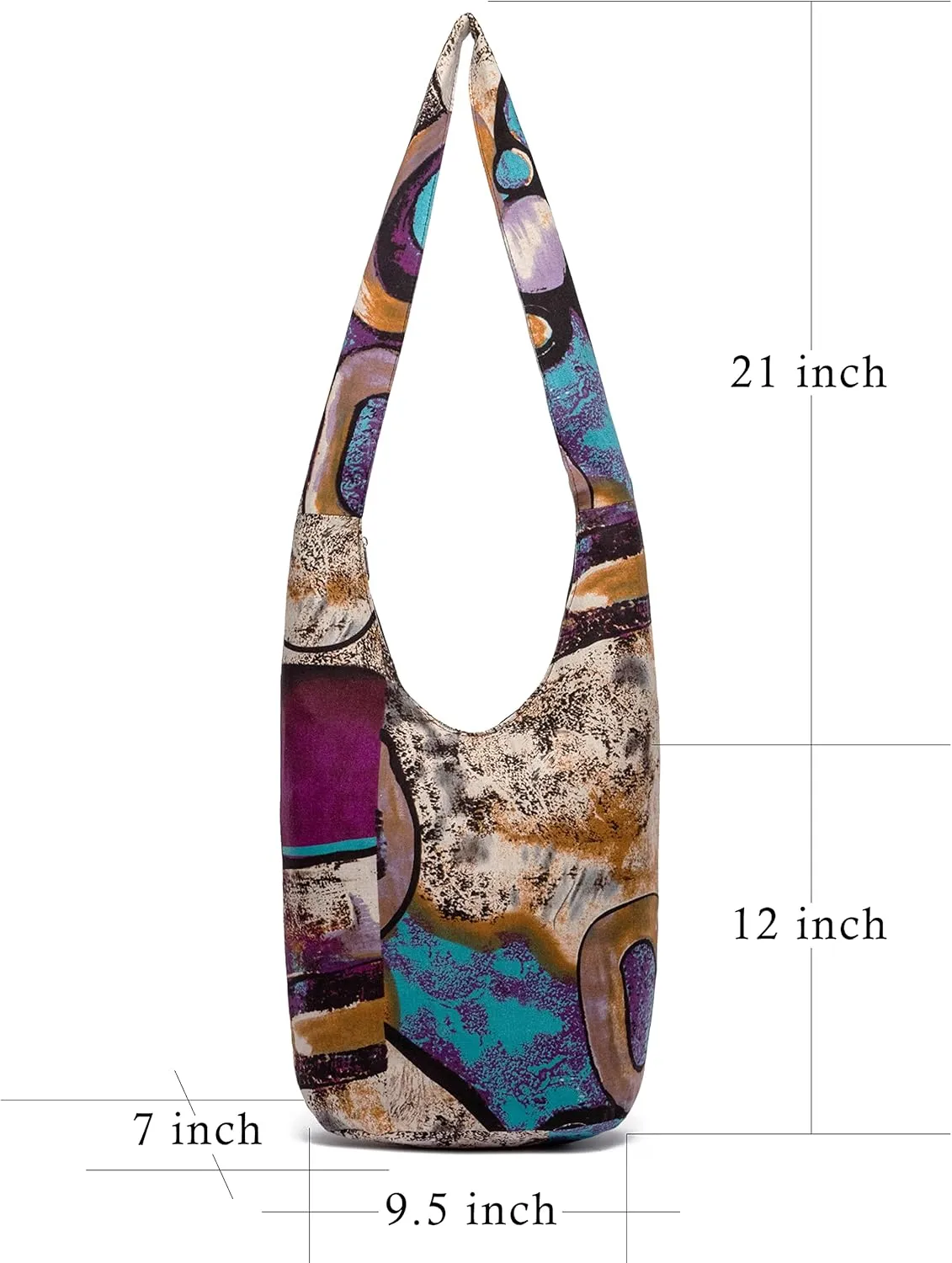 Women Shoulder Handbags Fashion canvas Hippie Crossbody Bags Bohemian Animal Prints Hobo Bags