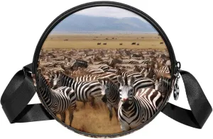 Women's Crossbody Handbags, Travel Purse, Cross Body Bag, African Animal Zebra