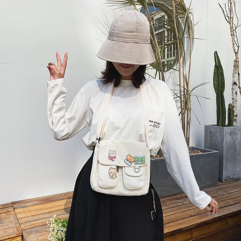 Women's Cute Vintage Style Korean Canvas Bags