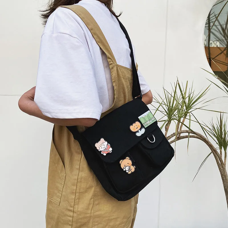 Women's Cute Vintage Style Korean Canvas Bags