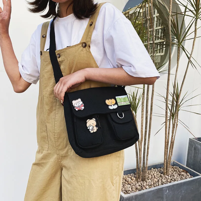 Women's Cute Vintage Style Korean Canvas Bags