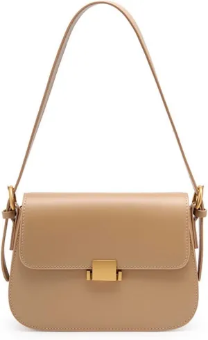 Women's genuine leather shoulder bag, crossbody hand-held small square bag handbag, genuine leather tofu wallet