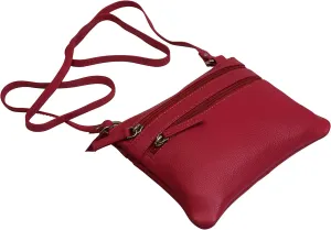 Womens Genuine Leather Small Crossbody Shoulder Designer Bag and Ladies Purse