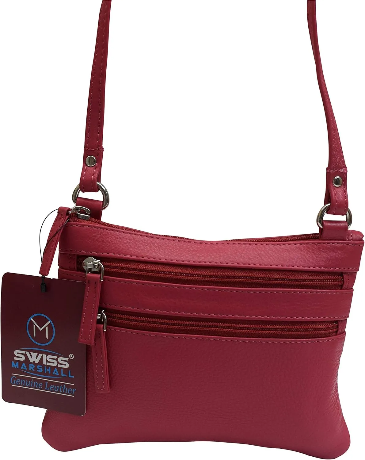 Womens Genuine Leather Small Crossbody Shoulder Designer Bag and Ladies Purse