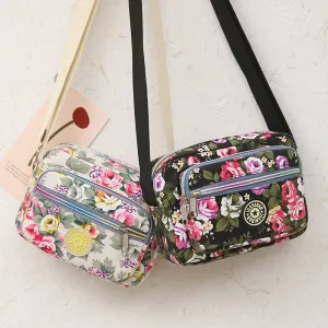 Women's Lightweight Business For Collecting Money Flower Crossbody Bags