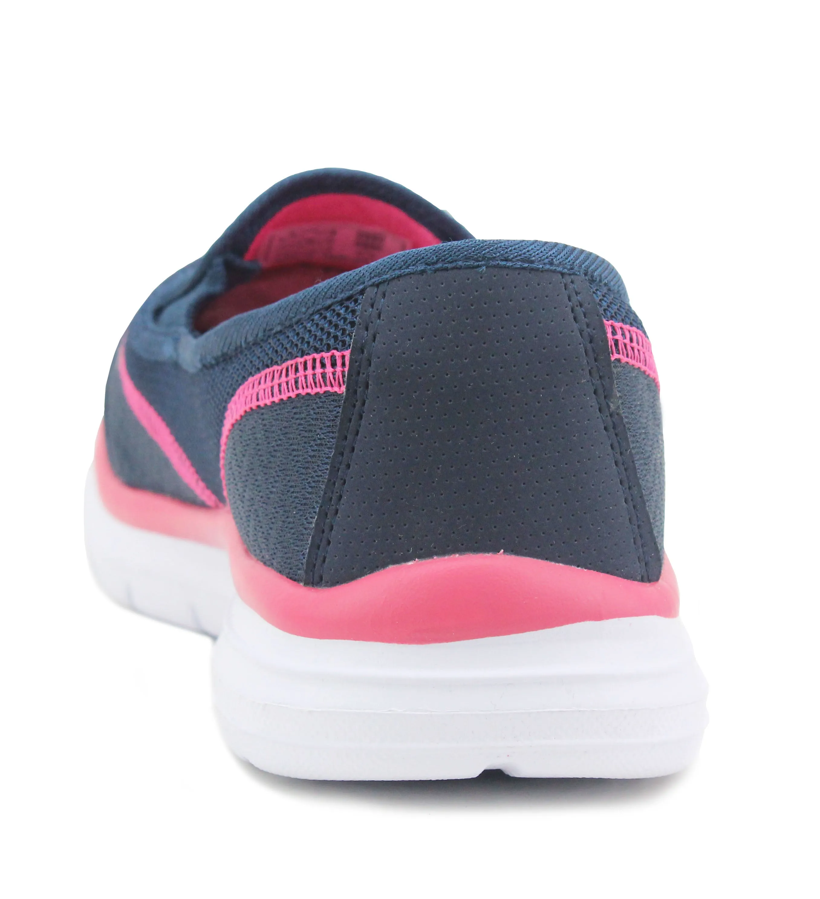 Womens Navy Super Lightweight Slip On Mesh Active Sneaker Running Trainers (Copy)