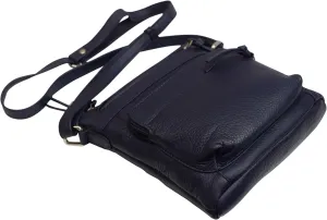 Women's Premium Genuine Leather Organizer Purse Ladies Crossbody Shoulder Bag