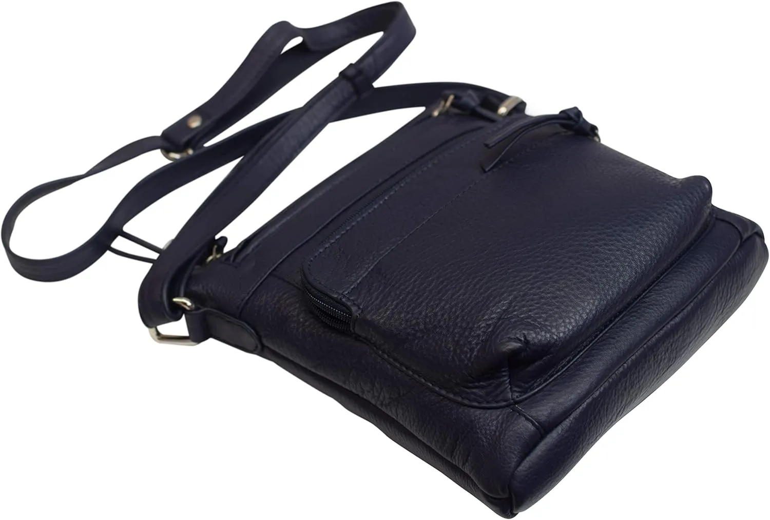 Women's Premium Genuine Leather Organizer Purse Ladies Crossbody Shoulder Bag