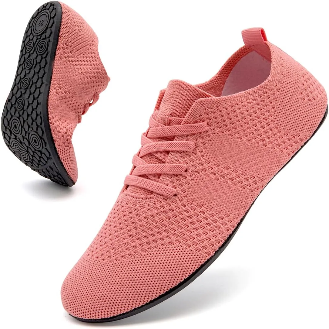 Women's Sneakers Walking Running Shoes Training Sport Gym Fitness Tennis Shoes Non Slip Barefoot Yoga Shoe Comfortable Lightweight Mesh Breathable Fashion Sneaker