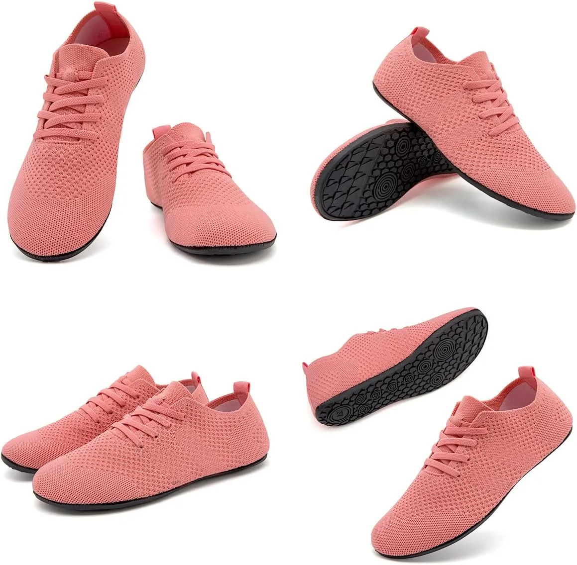 Women's Sneakers Walking Running Shoes Training Sport Gym Fitness Tennis Shoes Non Slip Barefoot Yoga Shoe Comfortable Lightweight Mesh Breathable Fashion Sneaker