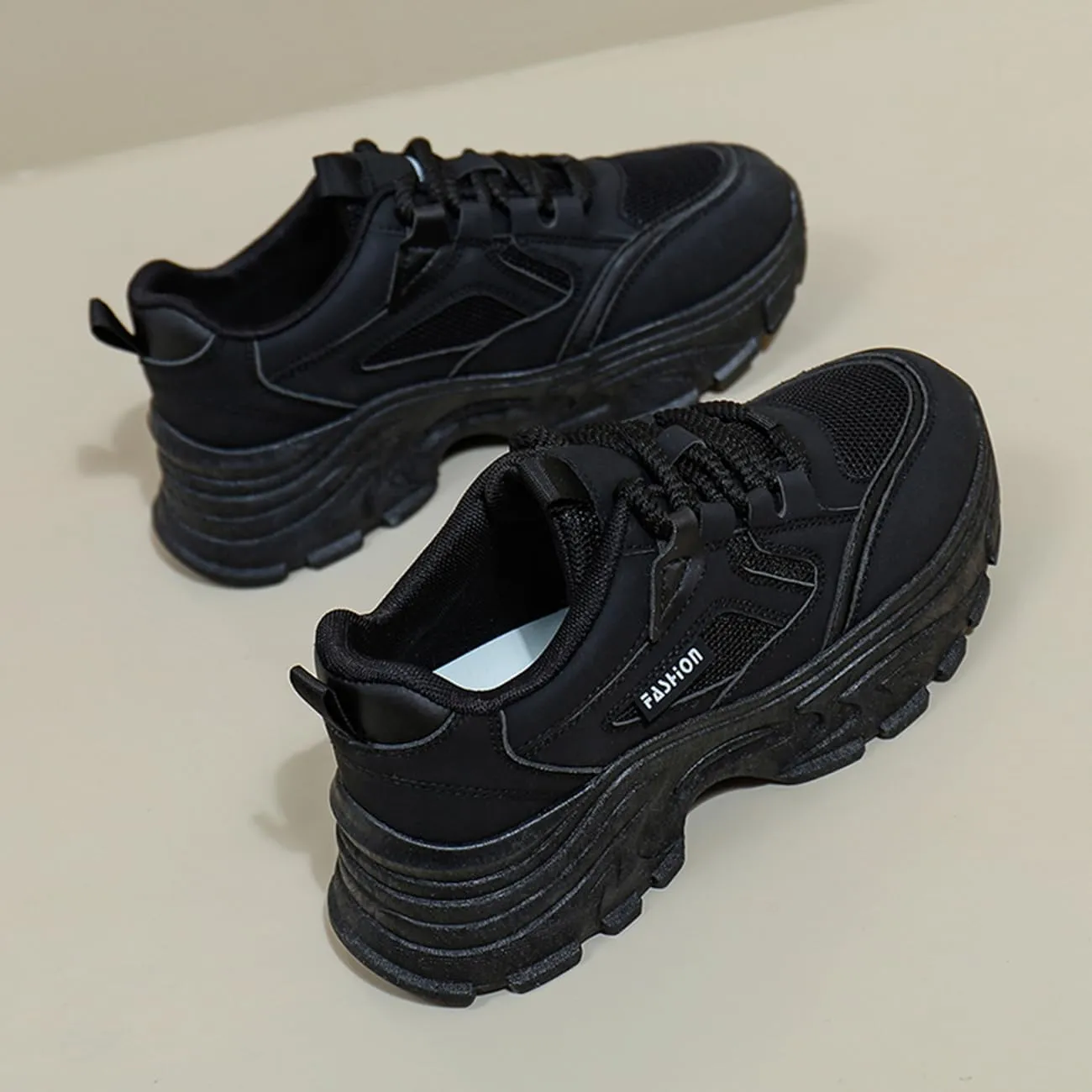 Womens Walking Shoes Fashion Breathable Mesh Platform Sneakers Lightweight Gym Shoes