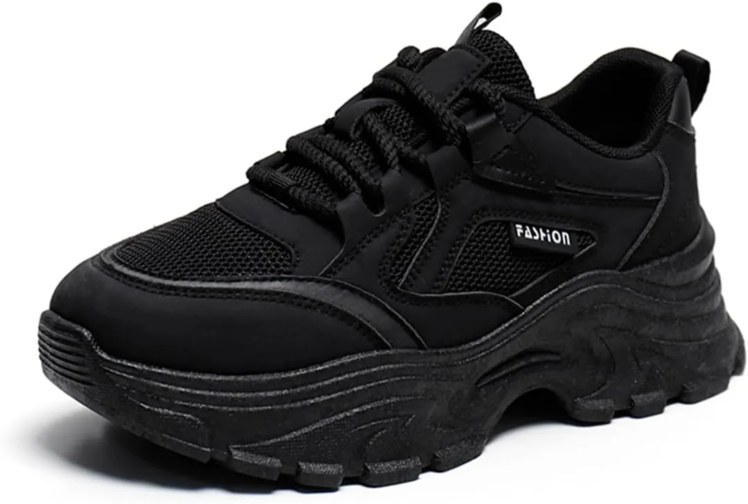 Womens Walking Shoes Fashion Breathable Mesh Platform Sneakers Lightweight Gym Shoes
