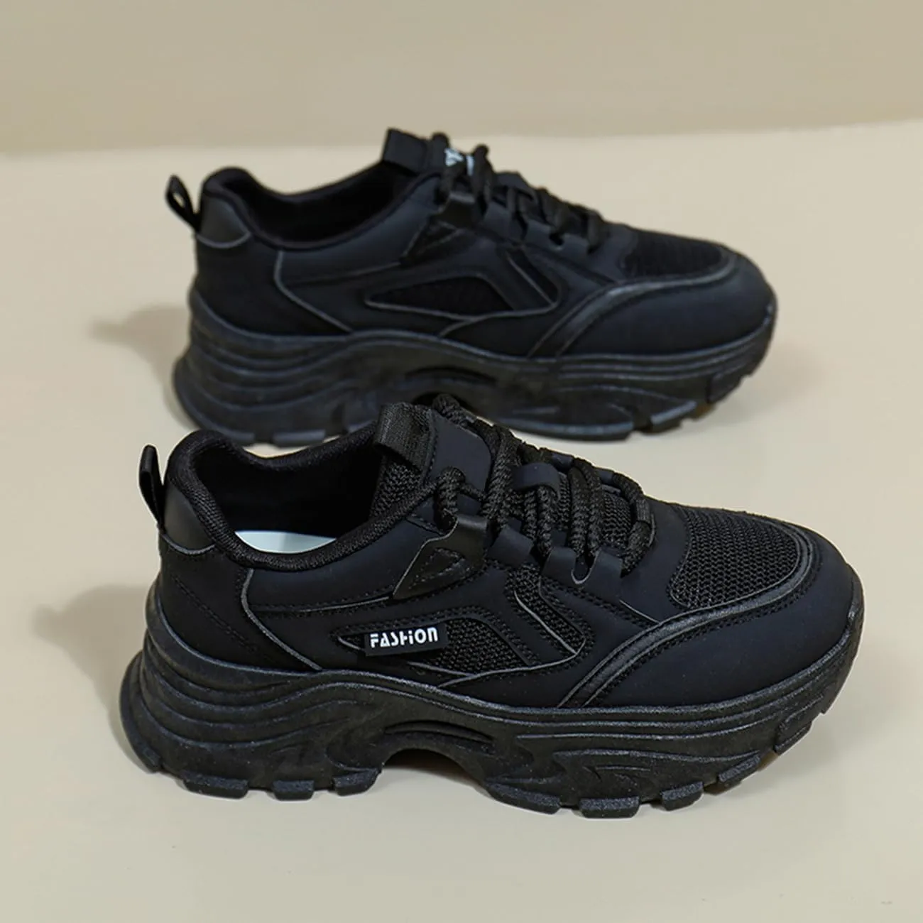 Womens Walking Shoes Fashion Breathable Mesh Platform Sneakers Lightweight Gym Shoes