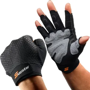 Workout Gloves for Men Women, Weight Lifting With Full Palm Protection, Excellent Grip, Ultra Breathable for Weightlifting, Fitness, Training, Hanging