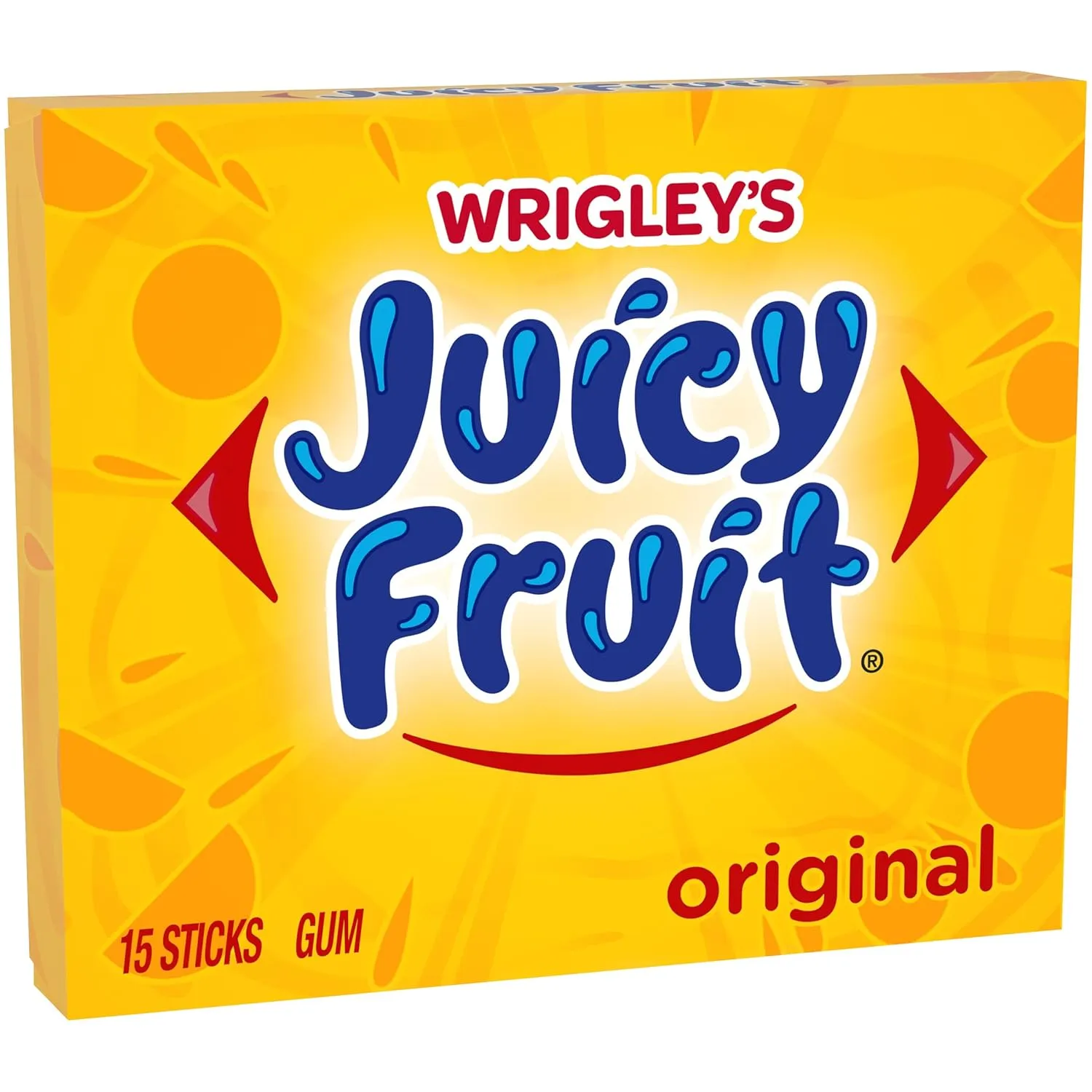 Wrigley Juicy Fruit Chewing Gum, 15 Stick (Pack of 10), 150 Gum Pieces