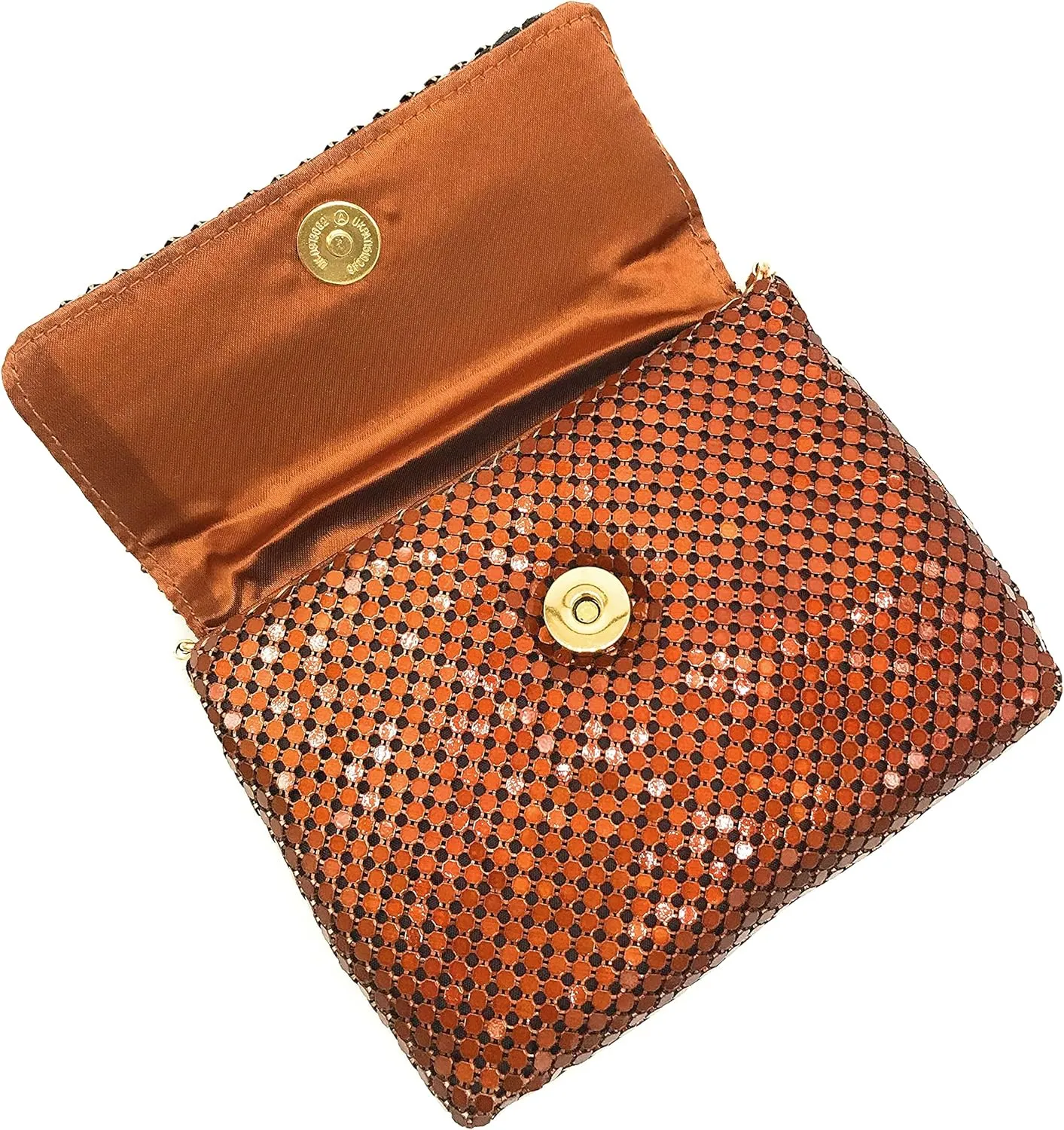 X-Small Women clutch metal mesh evening purse bag for Cocktail Party Prom Wedding Banquet