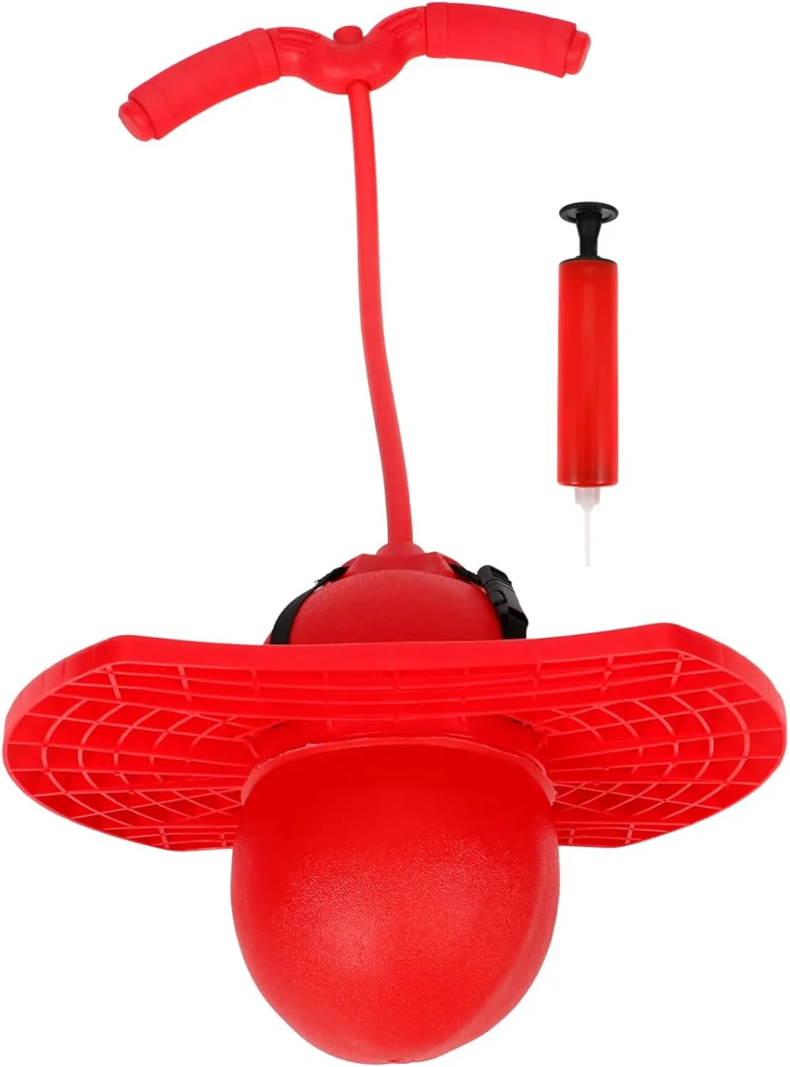 Yardwe Jumping with Handle Rope Funny Sports Exercise with Air Pump for Outdoor Fun Smooth Edges for Safe