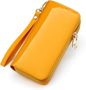 Yellow purse Long purse for women