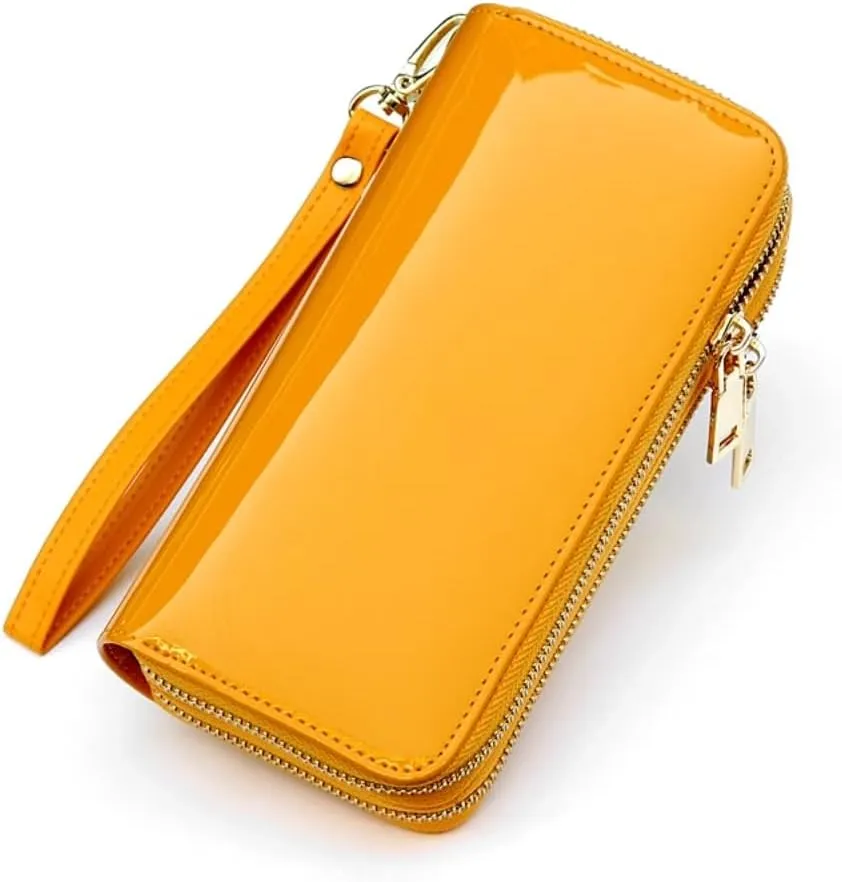 Yellow purse Long purse for women