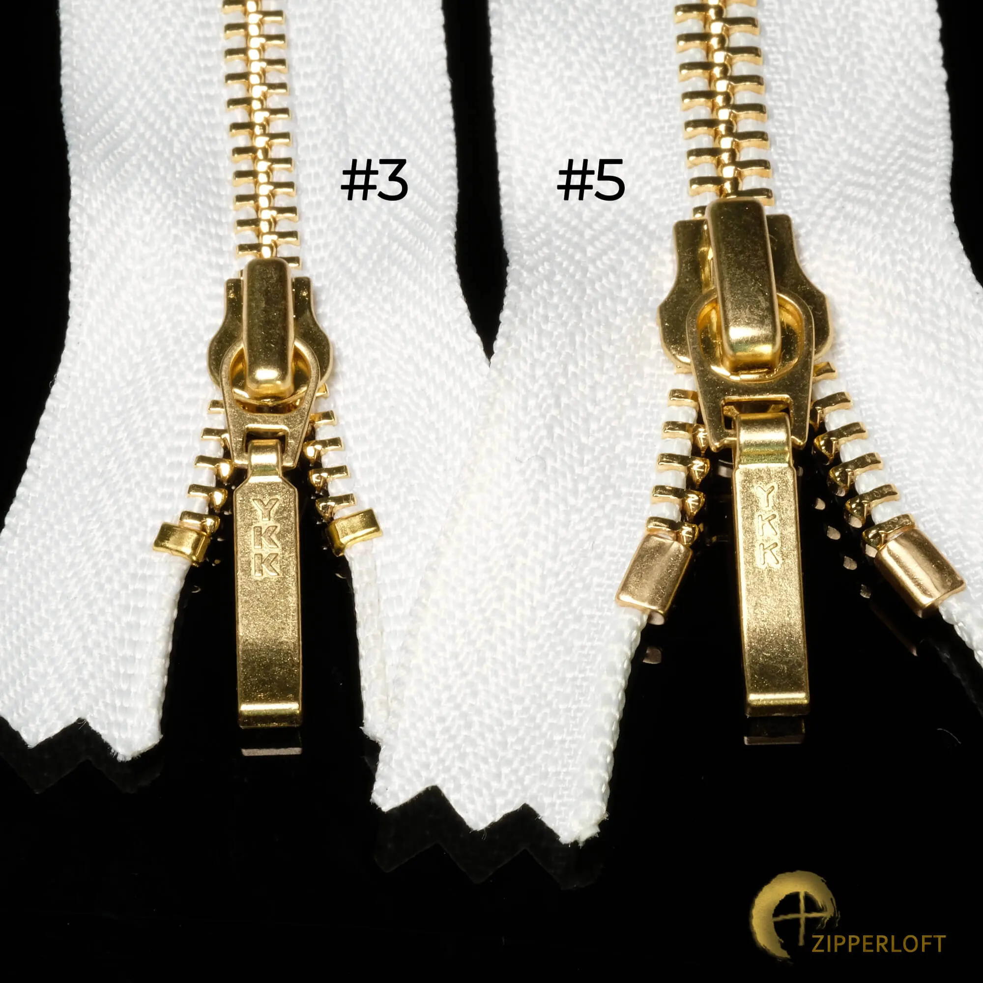 YKK #3 EVERBRIGHT® Gold (7") - 058 Military Blue