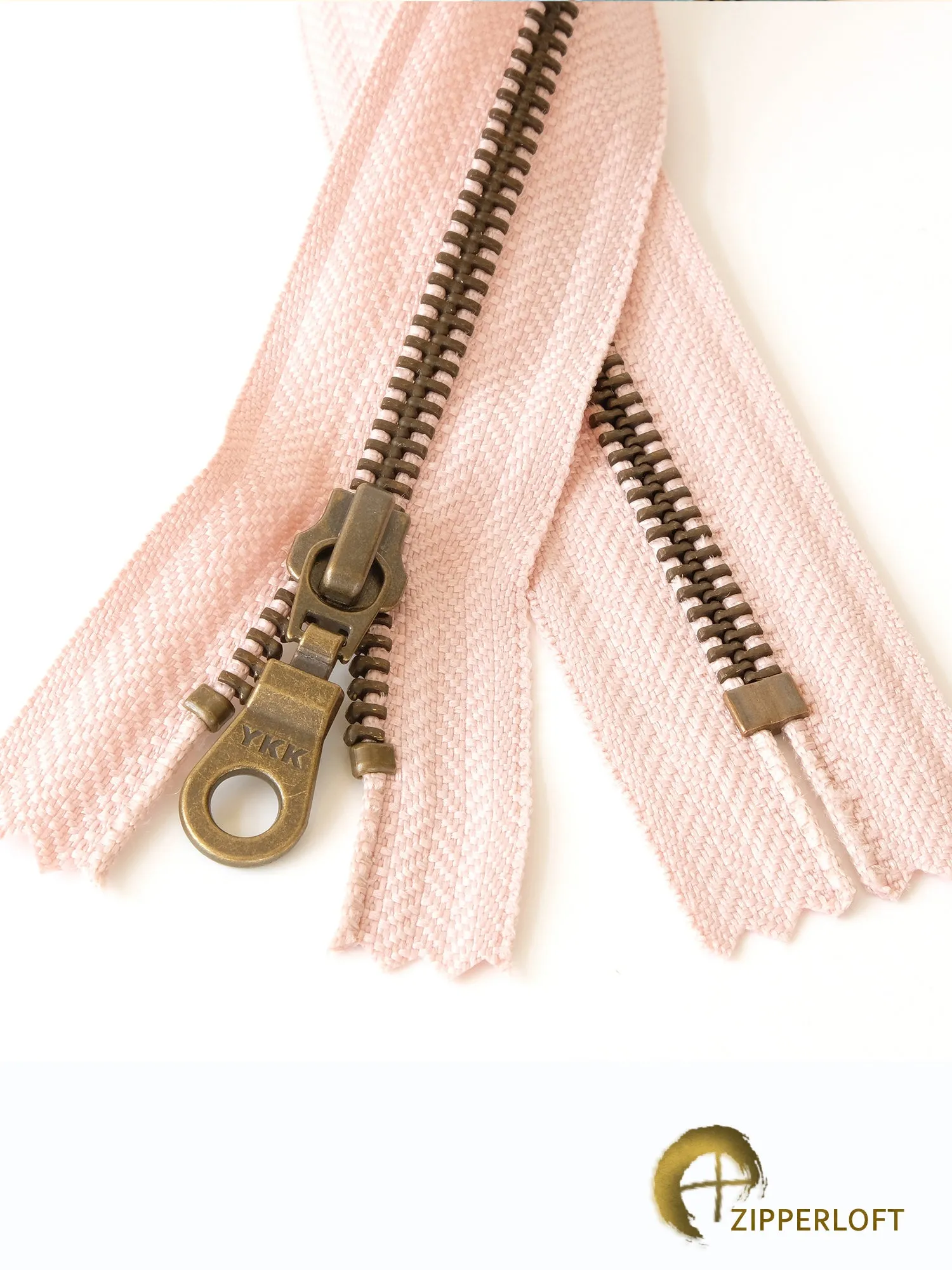 YKK #5 Antique (4-18" / 10.2-45.7cm) - 344 Rose Gold