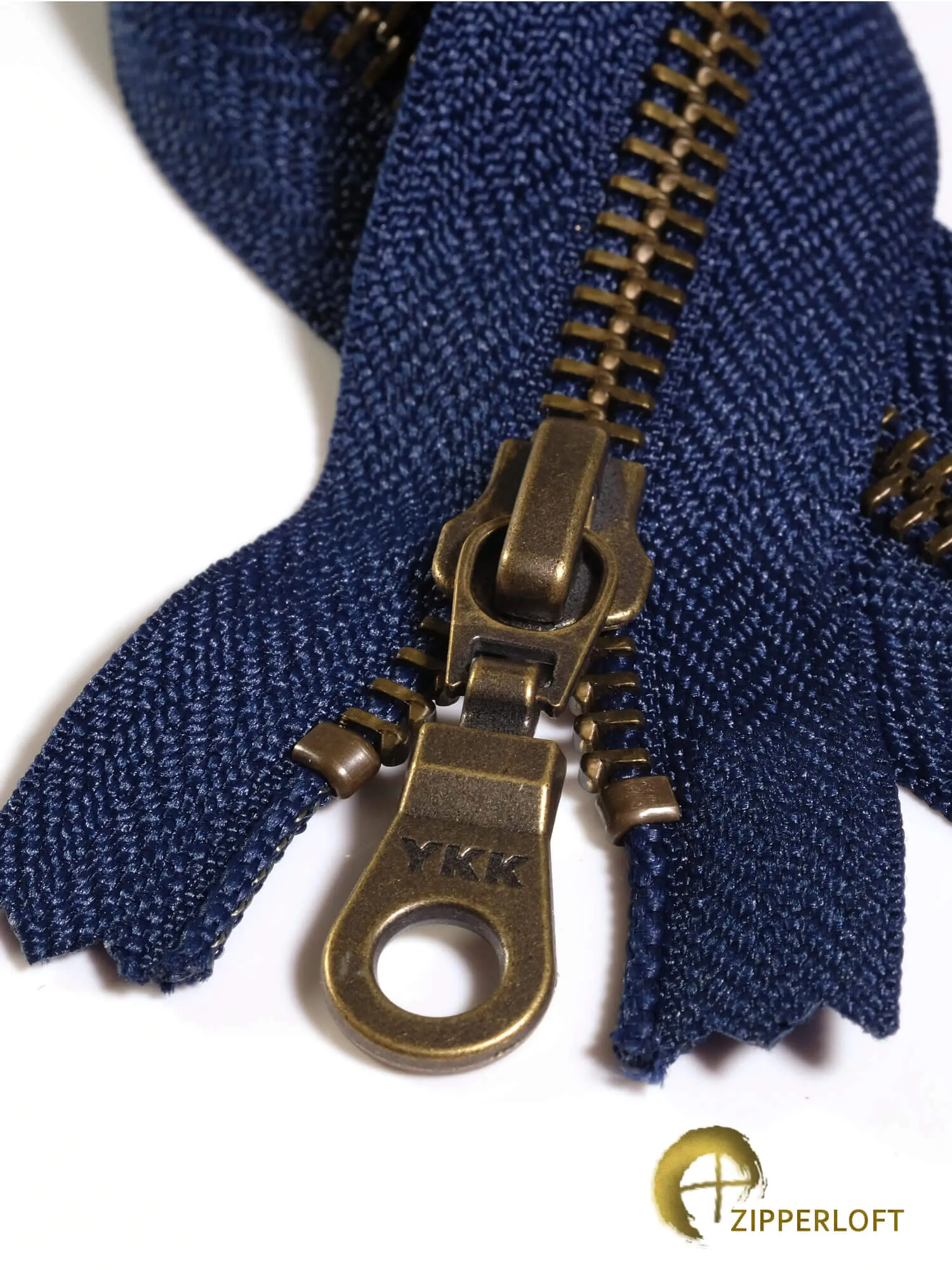 YKK #5 Antique (5-16" / 12.7-40.7cm) - 919 Navy Blue