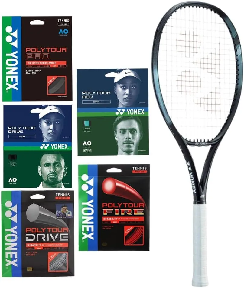 Yonex EZONE 100L Aqua Night (7th Gen) Tennis Racquet - Custom String Variants