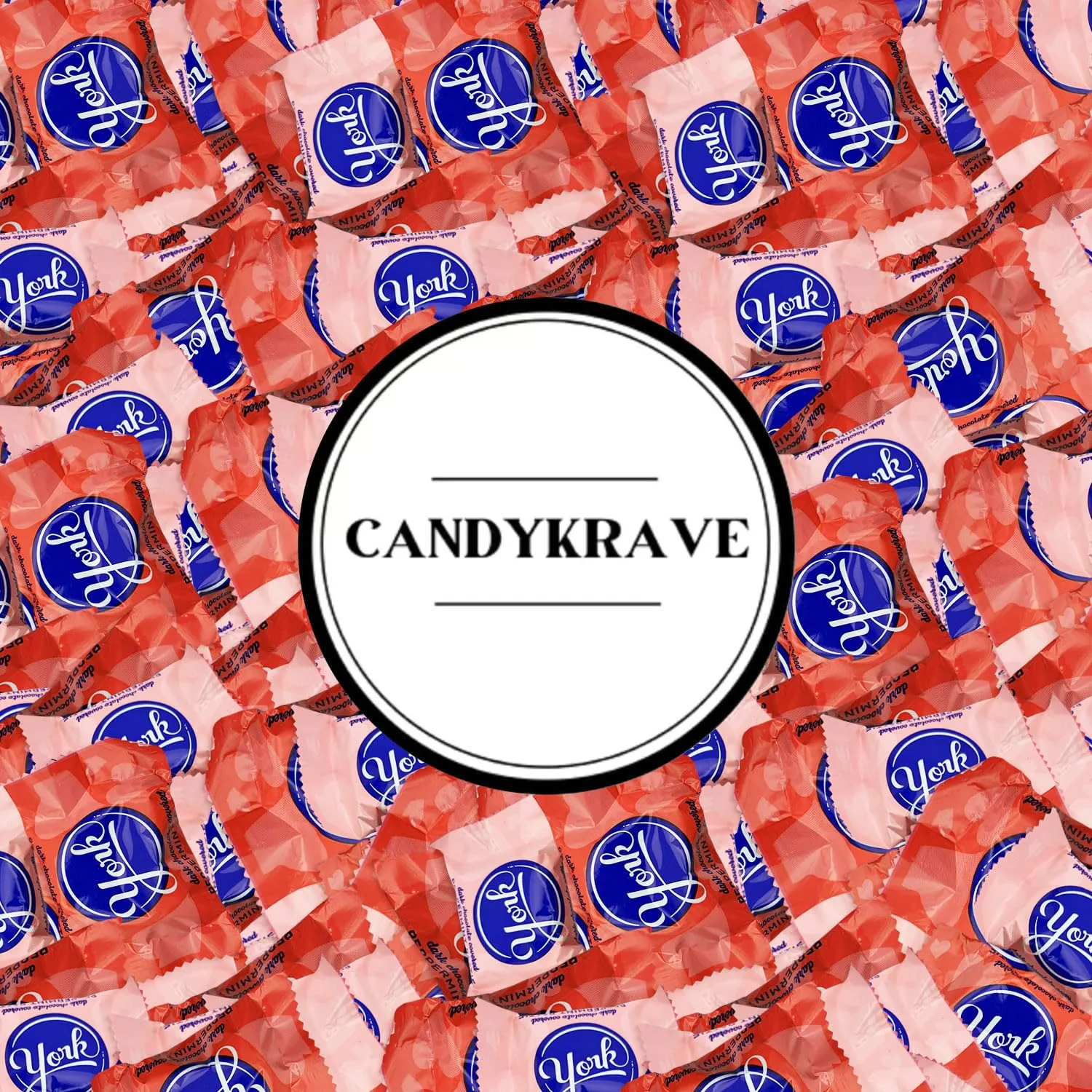 York Peppermint Patties with Dark Chocolate - Valentines Day Exchange Pack - Love Themed Individually Wrapped Dark Chocolate Candy - Delicious Sweets for Special Occasions, Parties, Pantry (1 lbs)