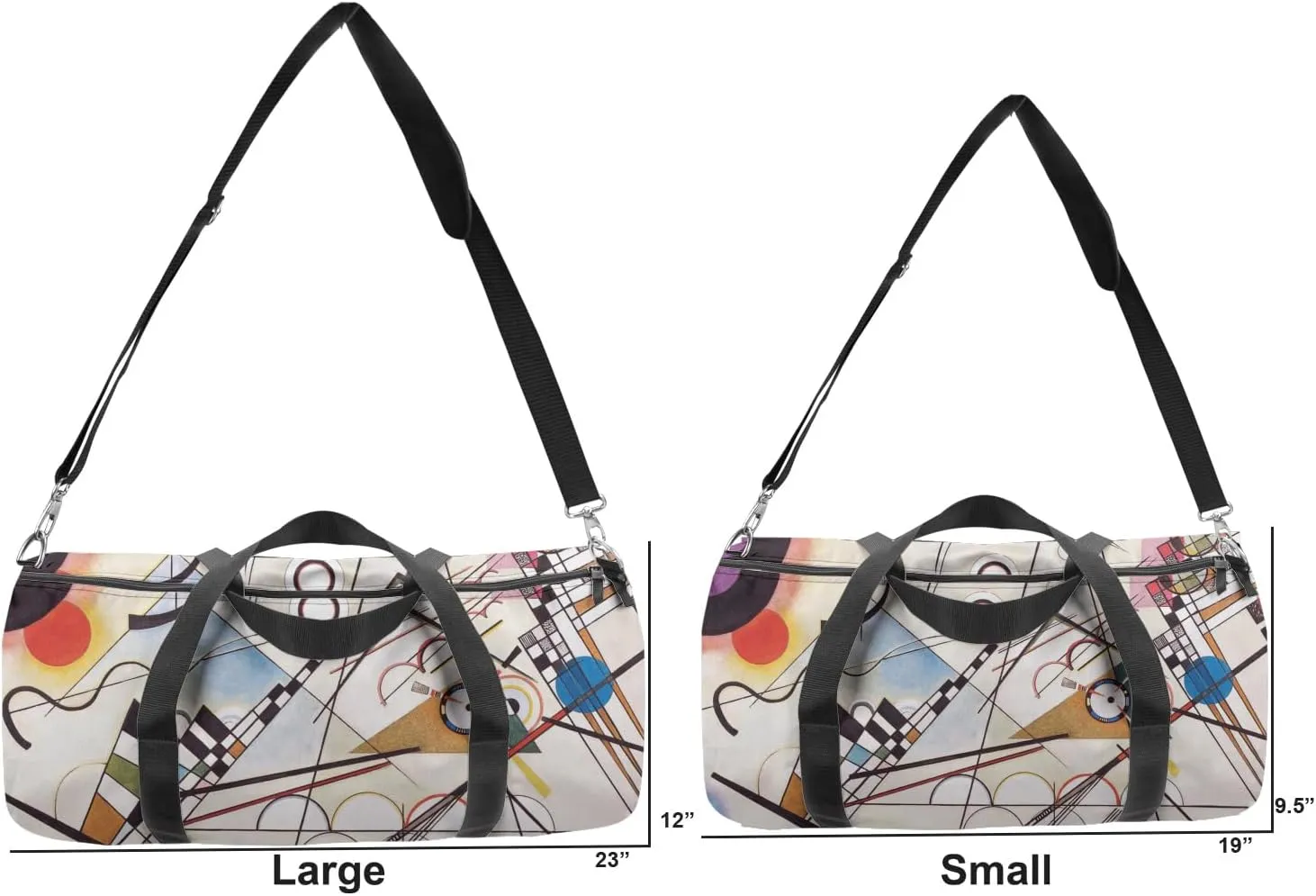 YouCustomizeIt Kandinsky Composition 8 Duffel Bag