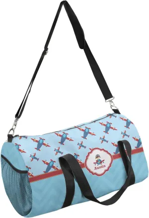 YouCustomizeIt Personalized Airplane Theme Duffel Bag