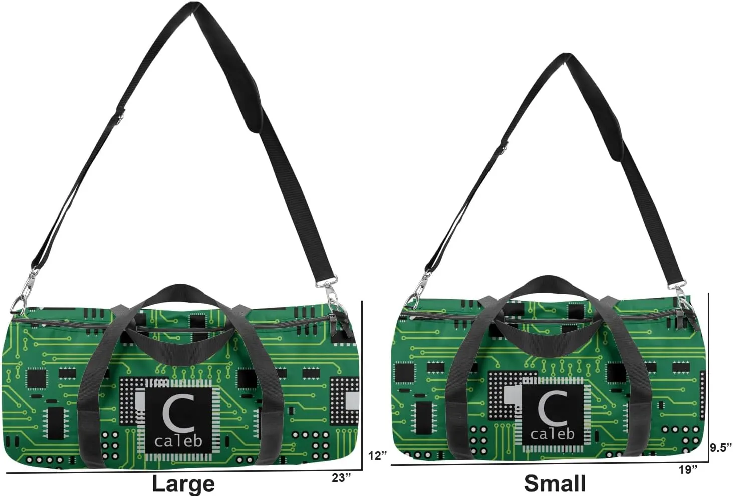 YouCustomizeIt Personalized Circuit Board Duffel Bag