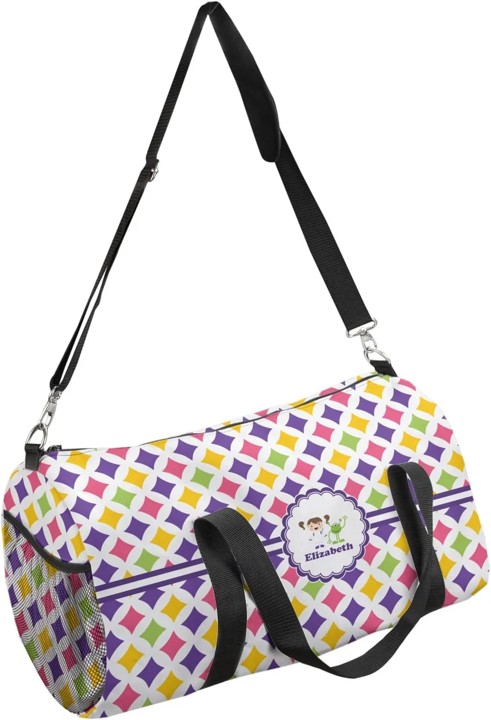YouCustomizeIt Personalized Girls Astronaut Duffel Bag