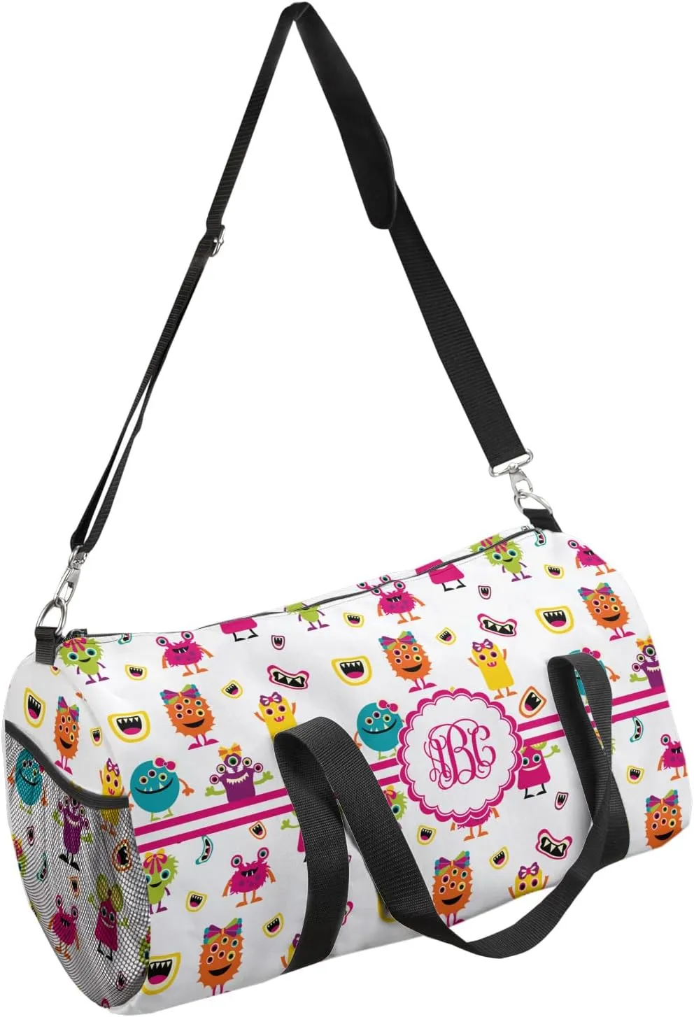 YouCustomizeIt Personalized Girly Monsters Duffel Bag