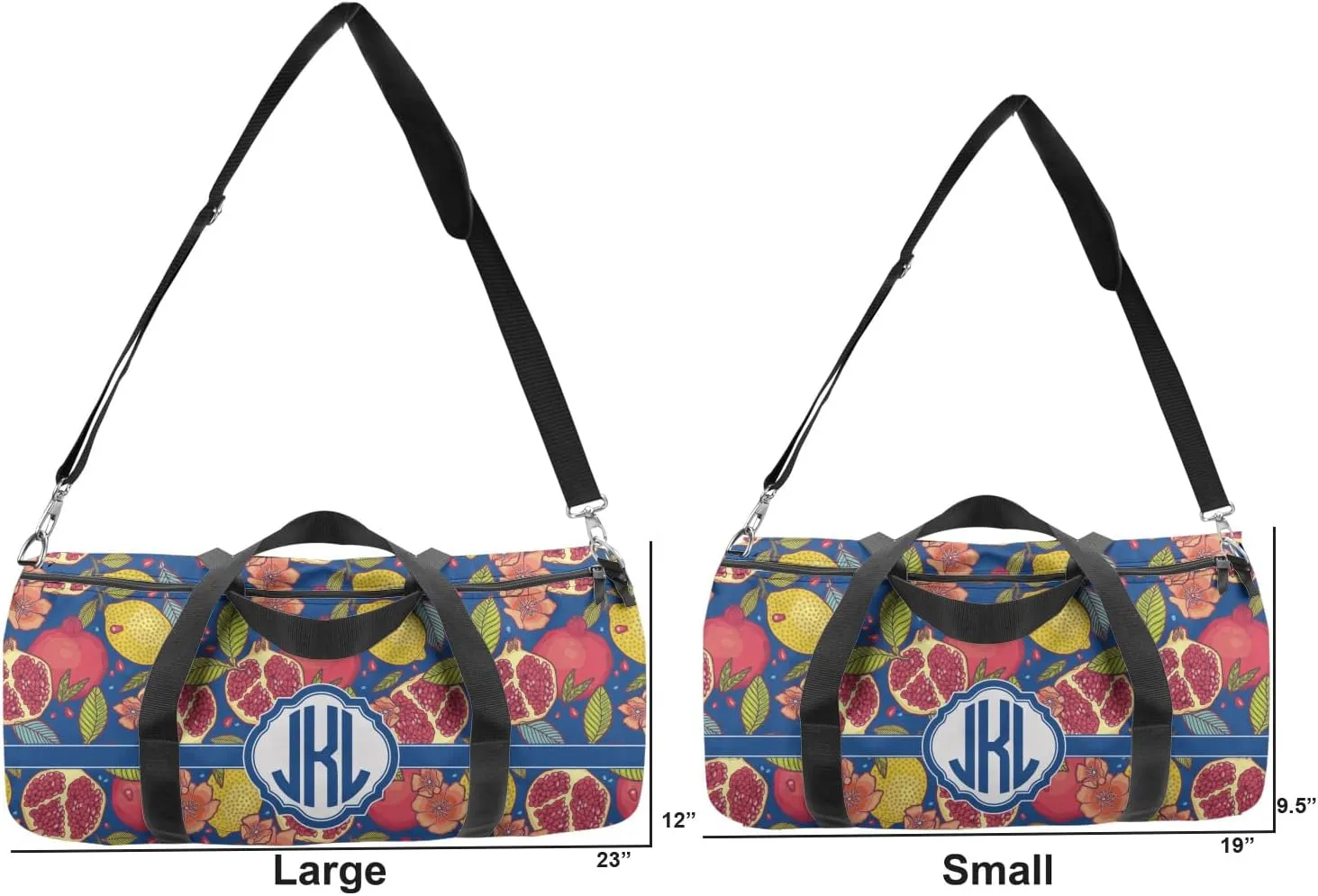 YouCustomizeIt Personalized Pomegranates & Lemons Duffel Bag