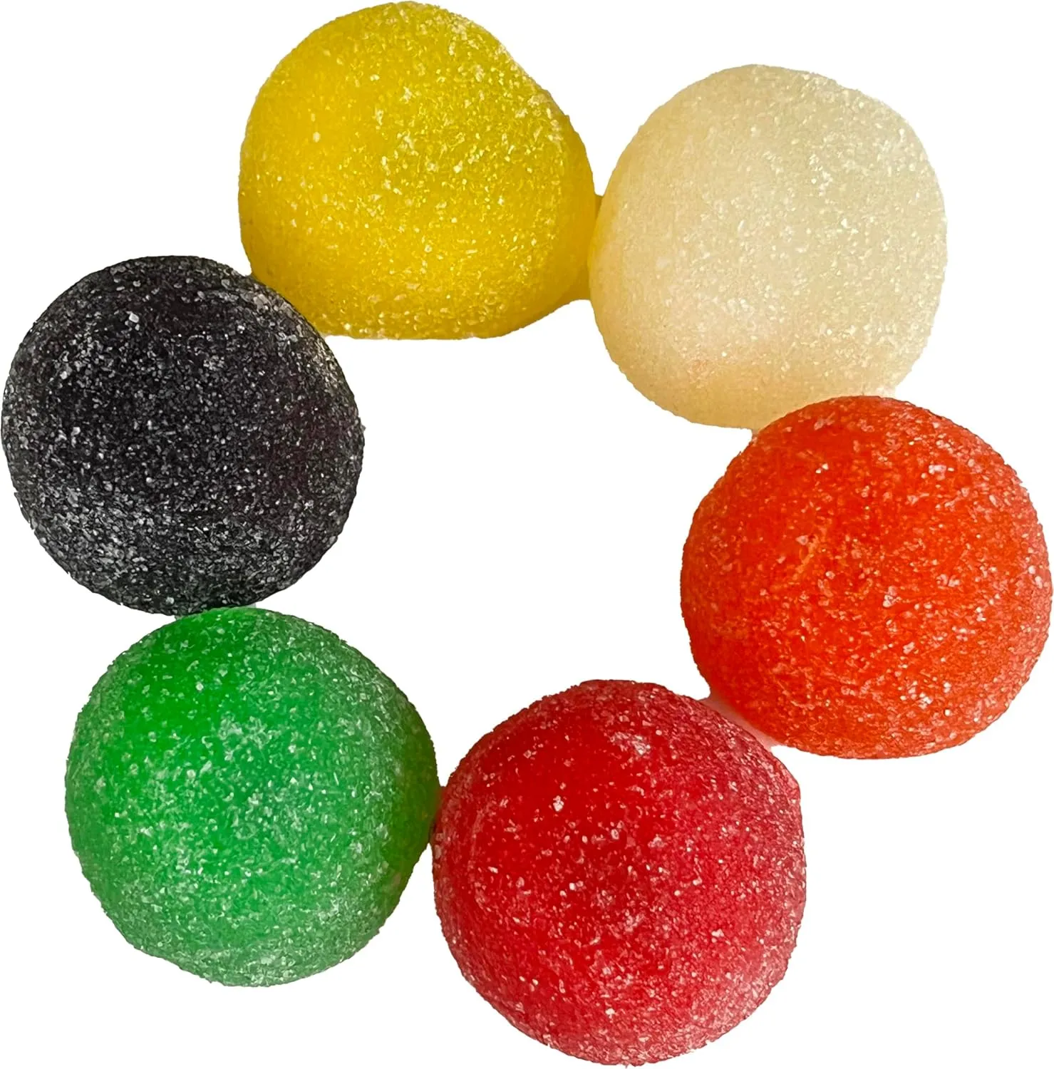 Zachary Huge Sweet Gum Drops Old-Fashioned Fruit Jelly gummy Candy (2 Pound Bag)