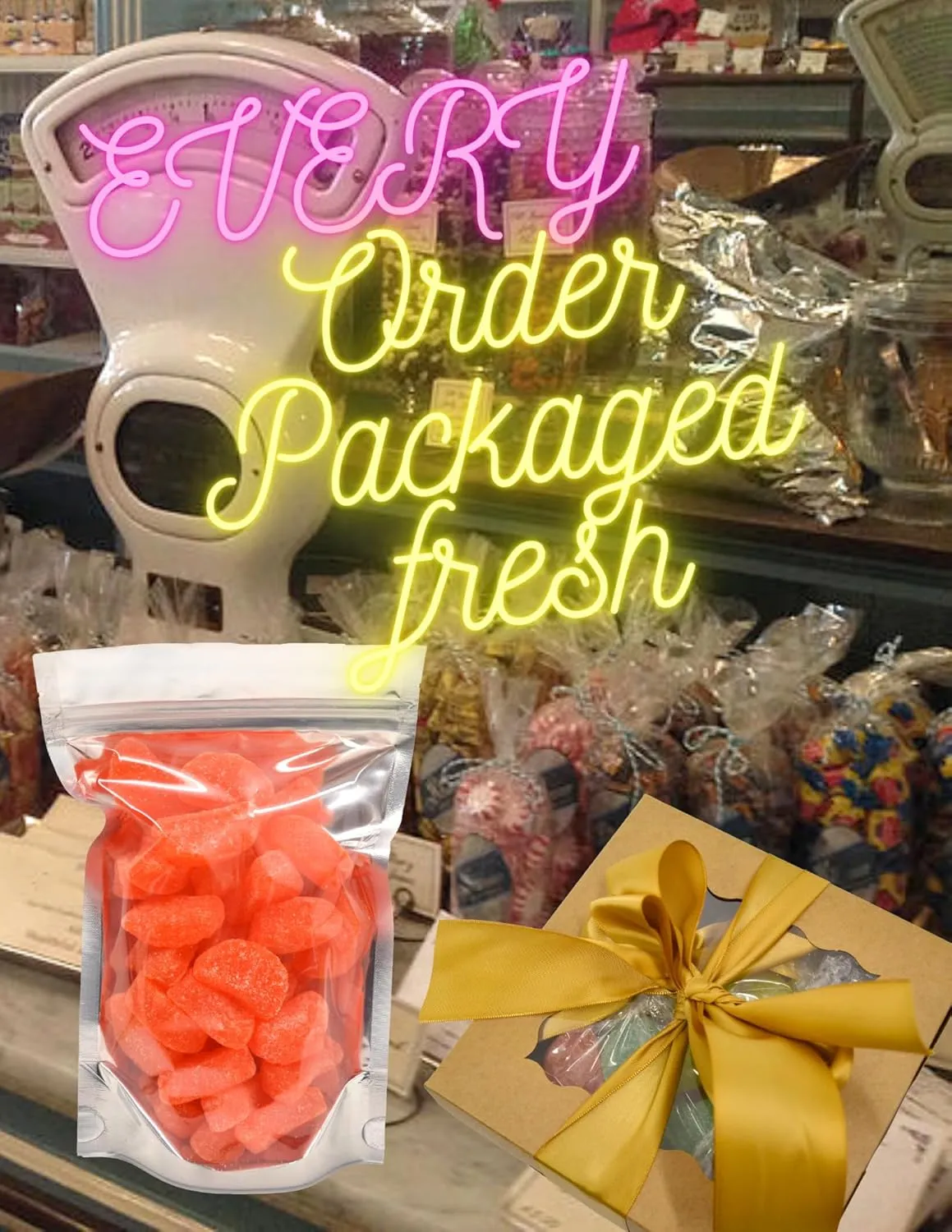 Zachary Huge Sweet Gum Drops Old-Fashioned Fruit Jelly gummy Candy (2 Pound Bag)