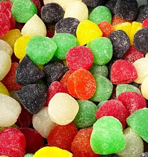Zachary Huge Sweet Gum Drops Old-Fashioned Fruit Jelly gummy Candy (2 Pound Bag)