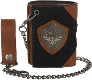 Zelda Video Game Hylian Shield PU and Canvas Wallet
