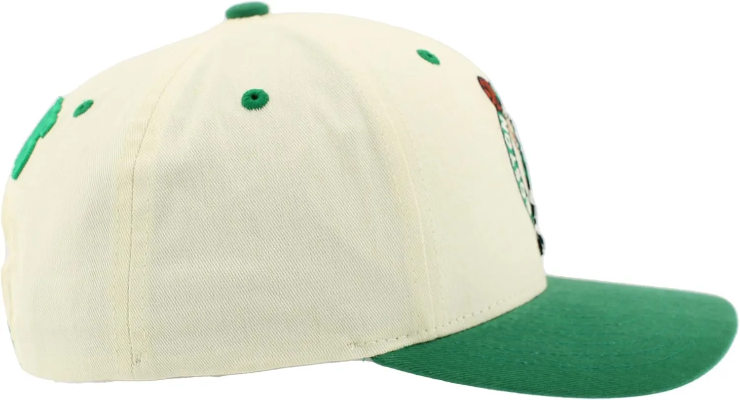 ZHATS NBA Officially Licensed Adjustable Snapback Hat Marquee Ivory