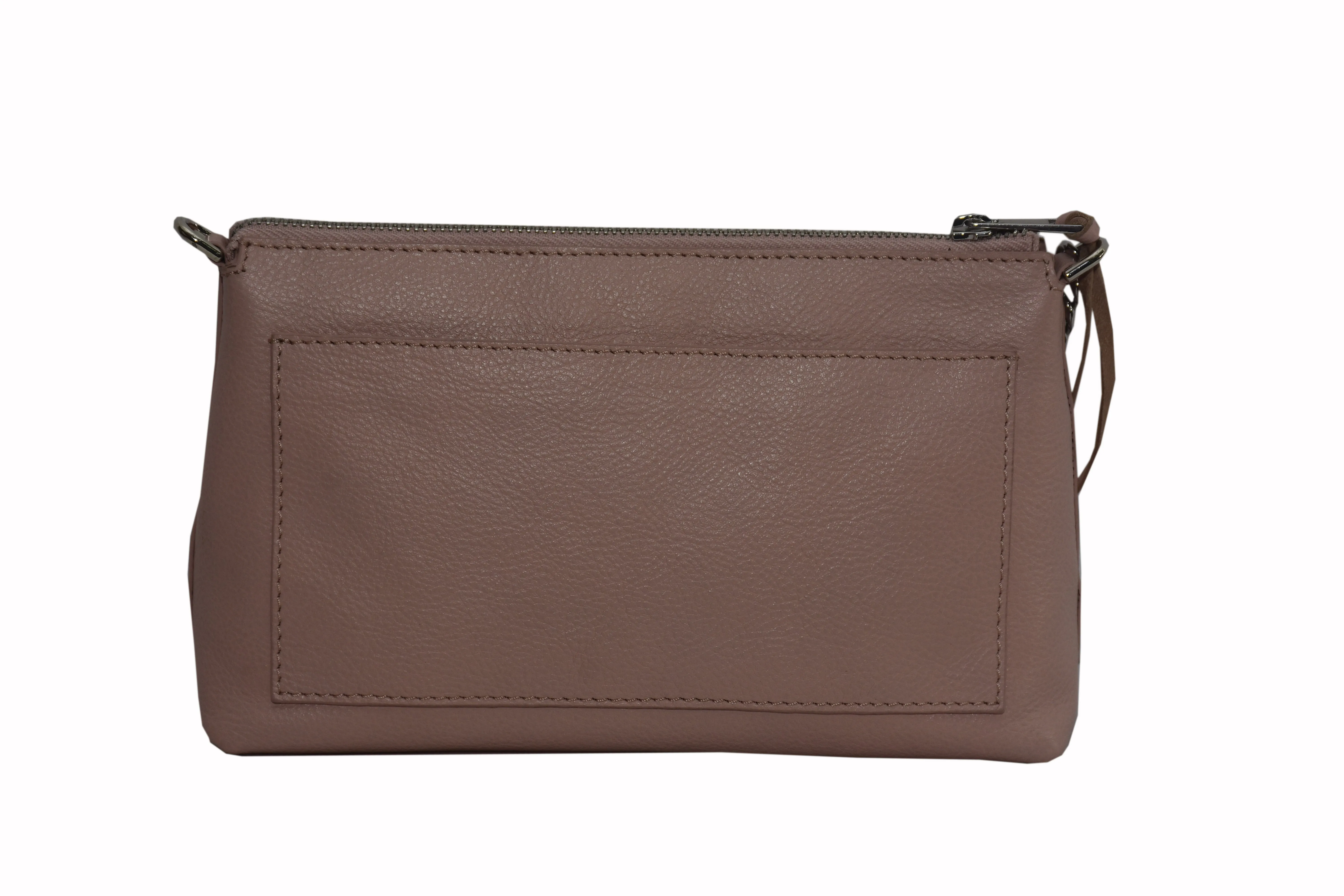 Zip Crossbody With Chain Detail