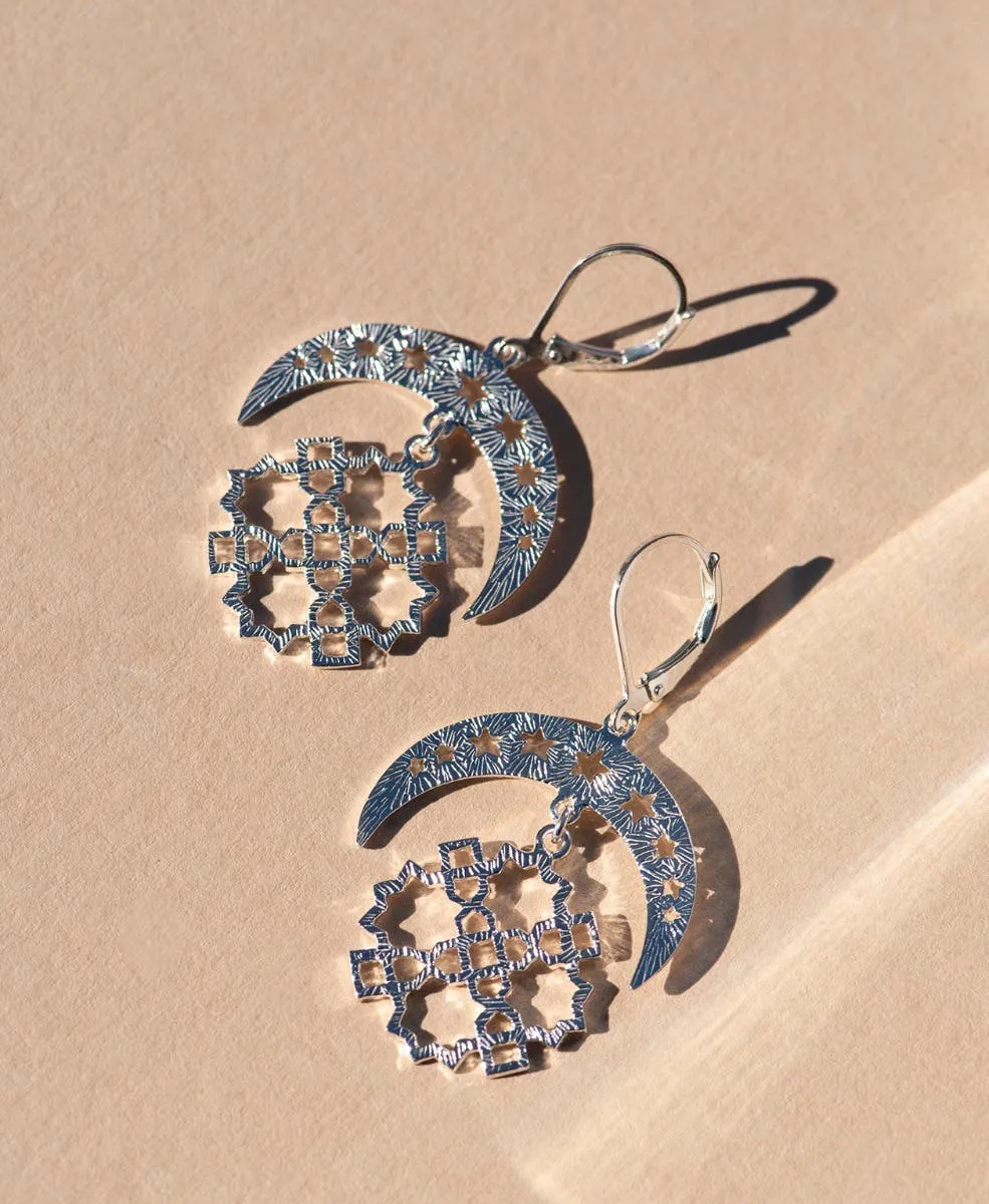 Zoe & Morgan Silver Essaouira Earrings