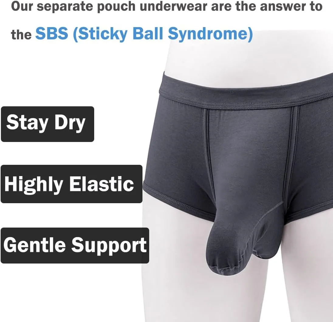 ZONBAILON Men's Bulge Enhancing Brief Dual Pouch Underwear Breathable Bikini’s Boxer Modal Trunk